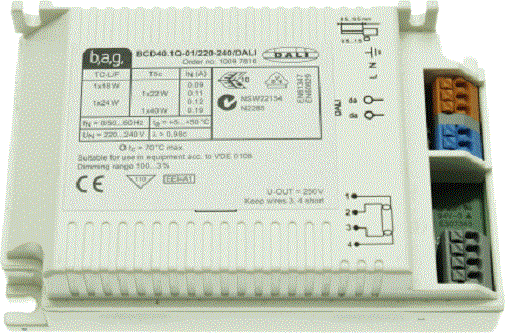 BAG EVG BCD40.1Q-01/220-240/DALI