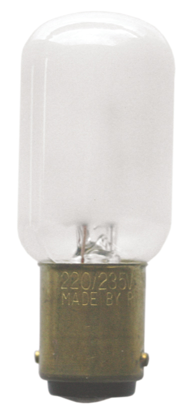 Scharnberger+Hasenbein Nählichtlampe 22x57mm Ba15d 220-235V 15W 40158