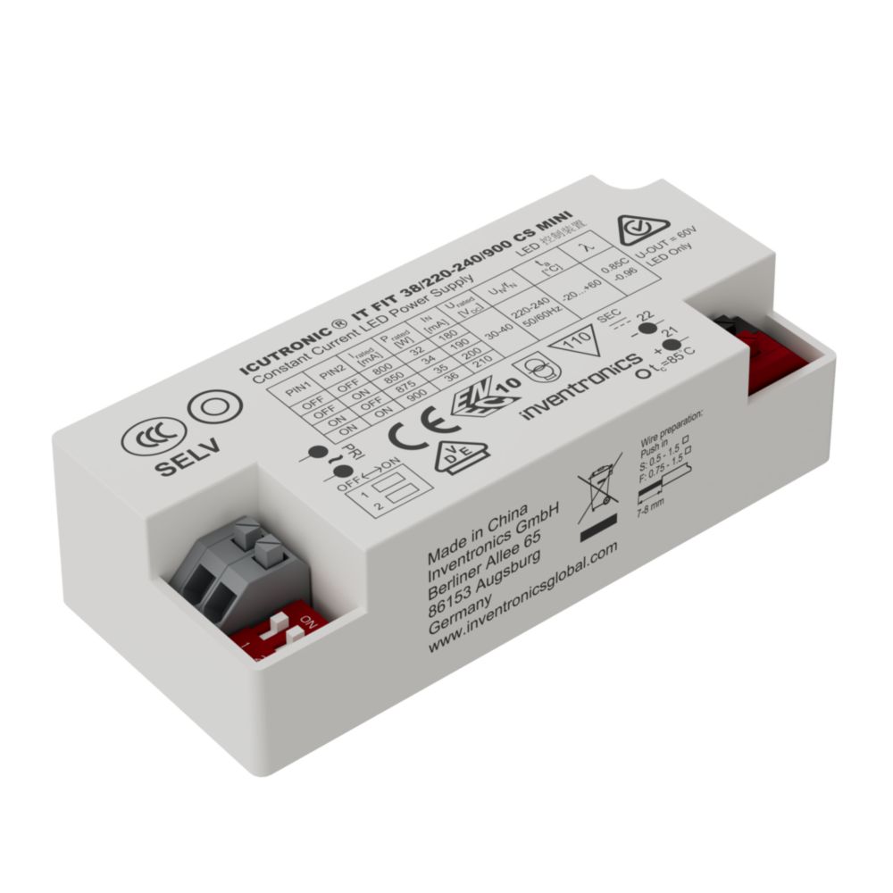 Inventronics LED-Treiber IT FIT 38/220-240/900 CS MINI - 6937186134004