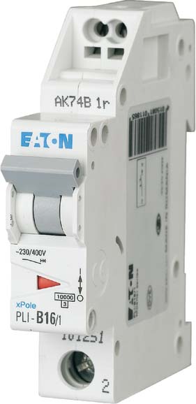 Eaton Leitungsschutzschalter B 16A, 1p Steckkl. PLI-B16/1 - 101251 Eaton Leitungsschutzschalter B 16A, 1p Steckkl. PLI-B16/1 - 101251