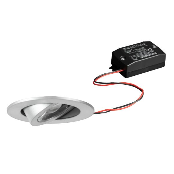 Brumberg recessed LED spotlightset, with lense optics, switchable - 38421253