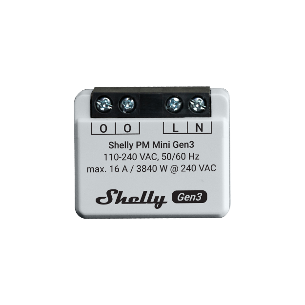 Shelly Unterputz PM Mini Gen. 3 WLAN BT