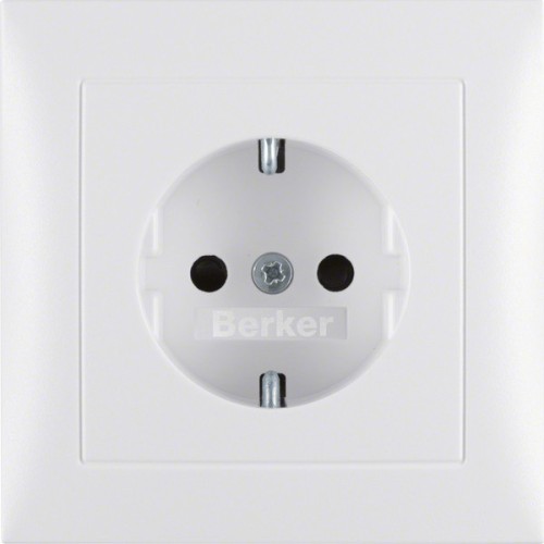 Berker Schuko-Steckdose pws/matt mit Abdeckplatte 47229909 - 47229909 günstig online kaufen