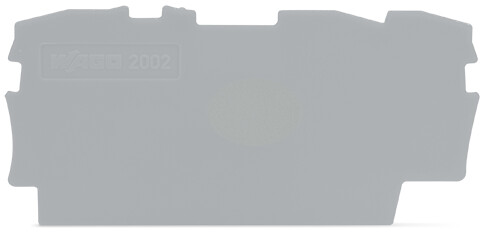 WAGO GmbH & Co. KG Abschluss-u.Zwischenplatte 0,8mm dick 2002-1391