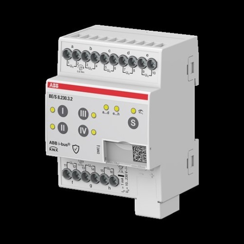 ABB Stotz S&J Binäreingang 8fach, 10-230 V BE/S8.230.3.2 - 2CDG110280R0011