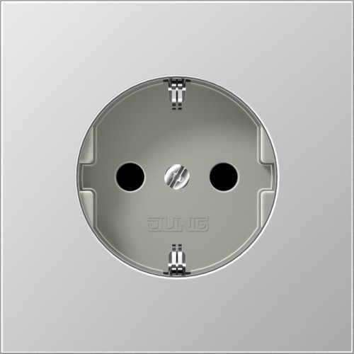 Jung SCHUKO-Steckdose aluminium AL 1520 KI - AL1520KI günstig online kaufen