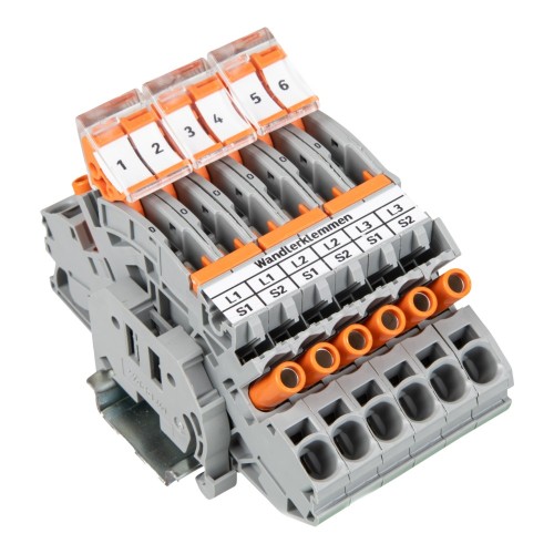 WAGO GmbH & Co. KG Stromwandlerklemmenblock 821-201 - 821-201