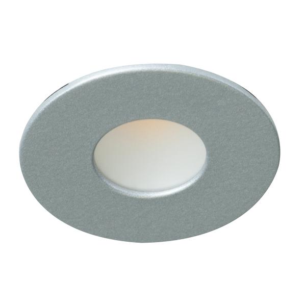 Brumberg recessed LED downlight matt aluminum, round - 12095263
