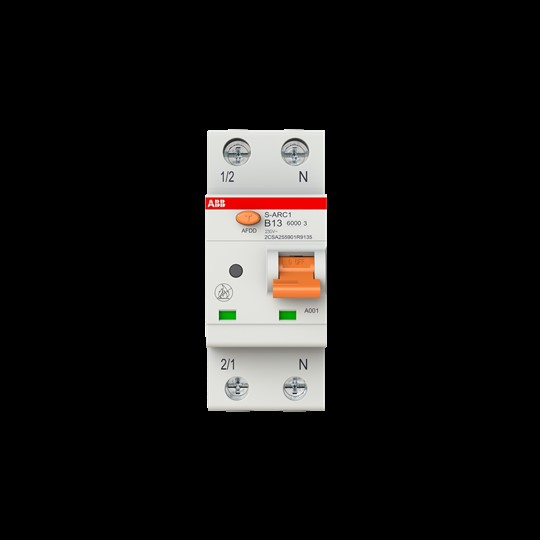 ABB Stotz S&J Brandschutzschalter B13,6kA,1P+N S-ARC1 B13