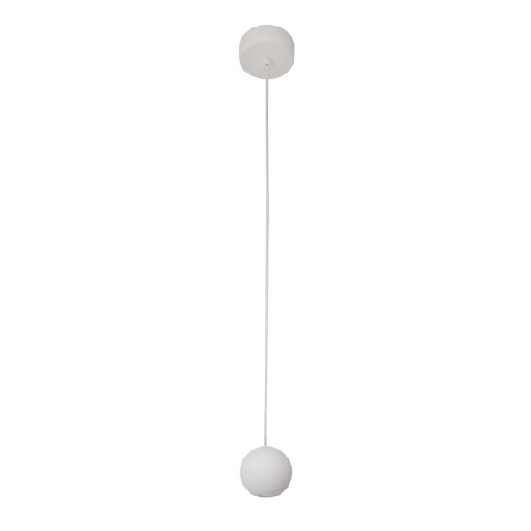 Brumberg LED pendant luminaire BALL, textured white, round - 12119173