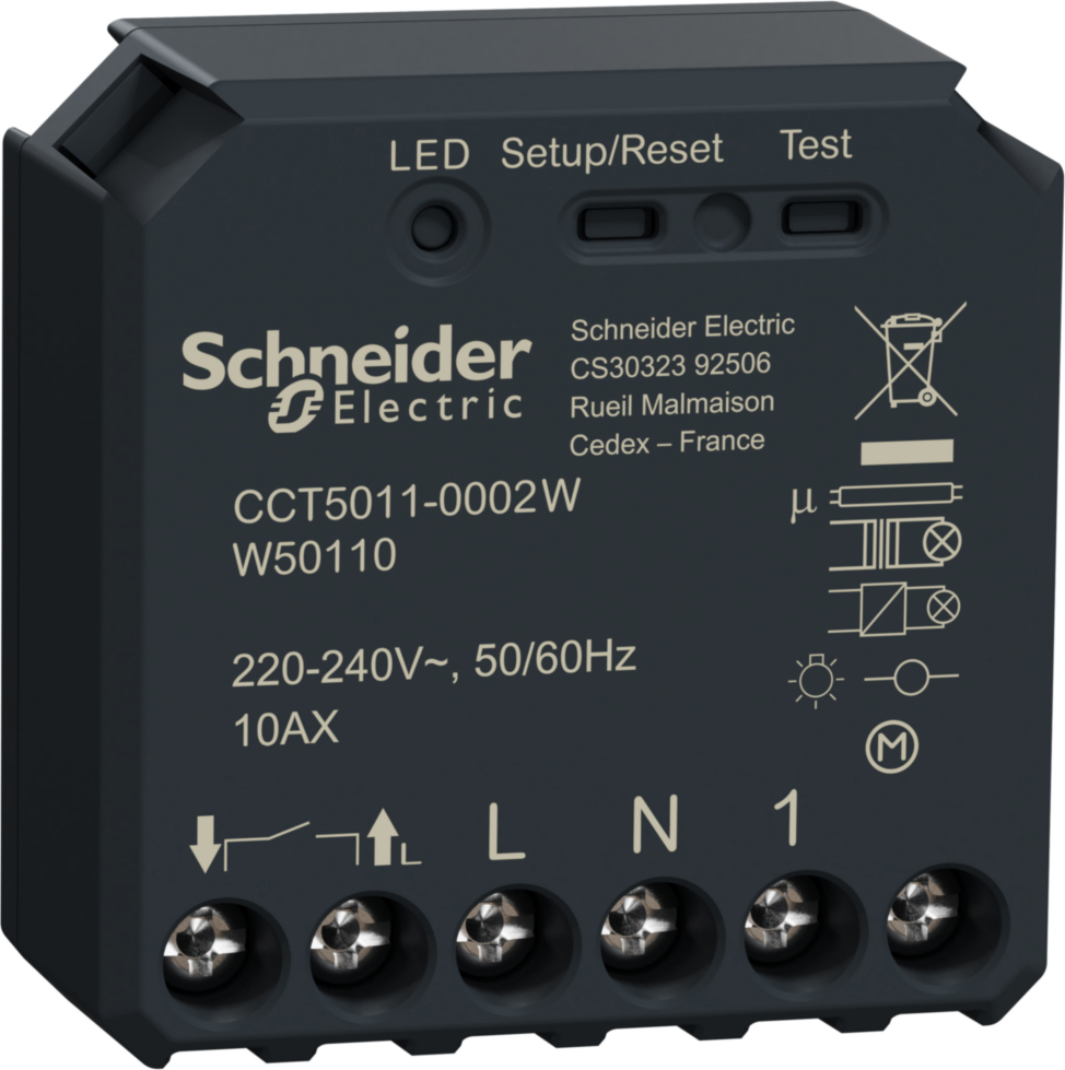 Schneider Electric Wiser Schaltaktor 1fach UP CCT5011-0002W