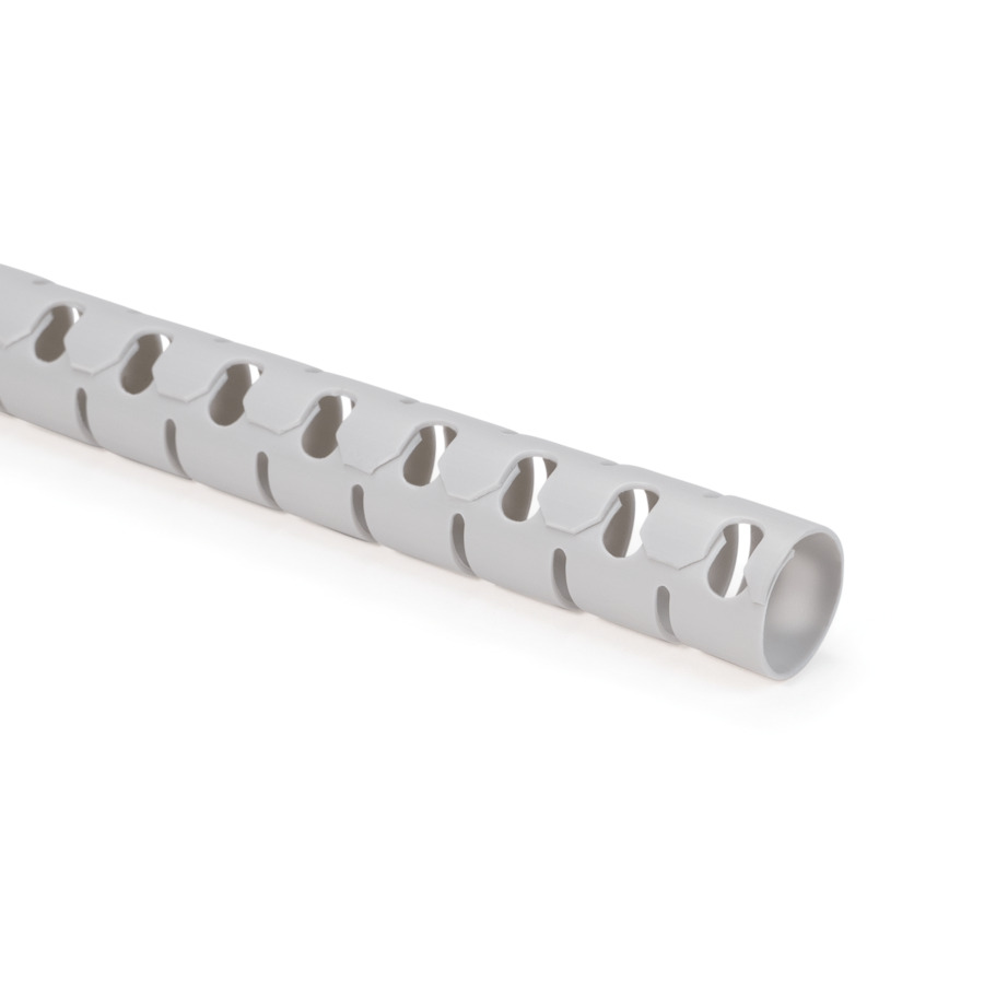 HellermannTyton Schlauch inkl. Werkzeug Spirale, grau HWPP-25MM-PP-GY-Q1