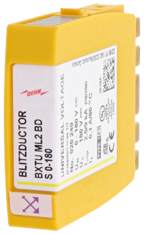 DEHN Kombi-Ableiter-Modul Blitzductor XTU BXTU ML2 BD S 0-180