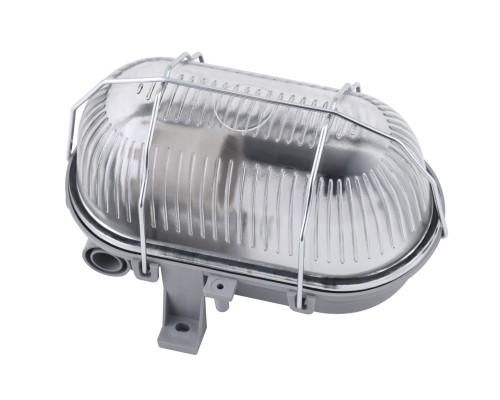 Megatron Ovalleuchte IP44 E27 grau MT69062 - MT69062