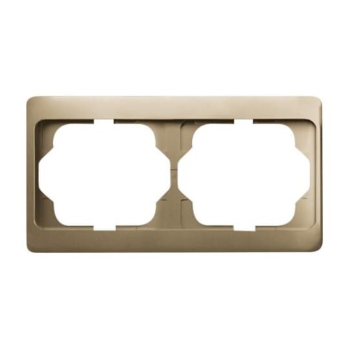 Busch-Jaeger Rahmen 2-fach bronze, waager.alpha 1722 KA-21 - 2CKA001754A438 günstig online kaufen