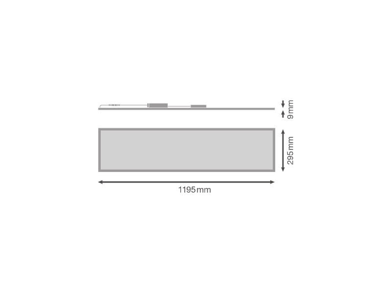 Ledvance LED-Lichtpanel PANEL PERFORMANCE 1200x300 UGR < 19 30 W 3000 K UGR19 - 4058075440098