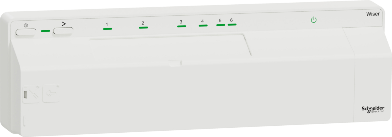 Schneider Electric Wiser Verteilerleiste Fussboden (Heizen) CCTFR6610 günstig online kaufen
