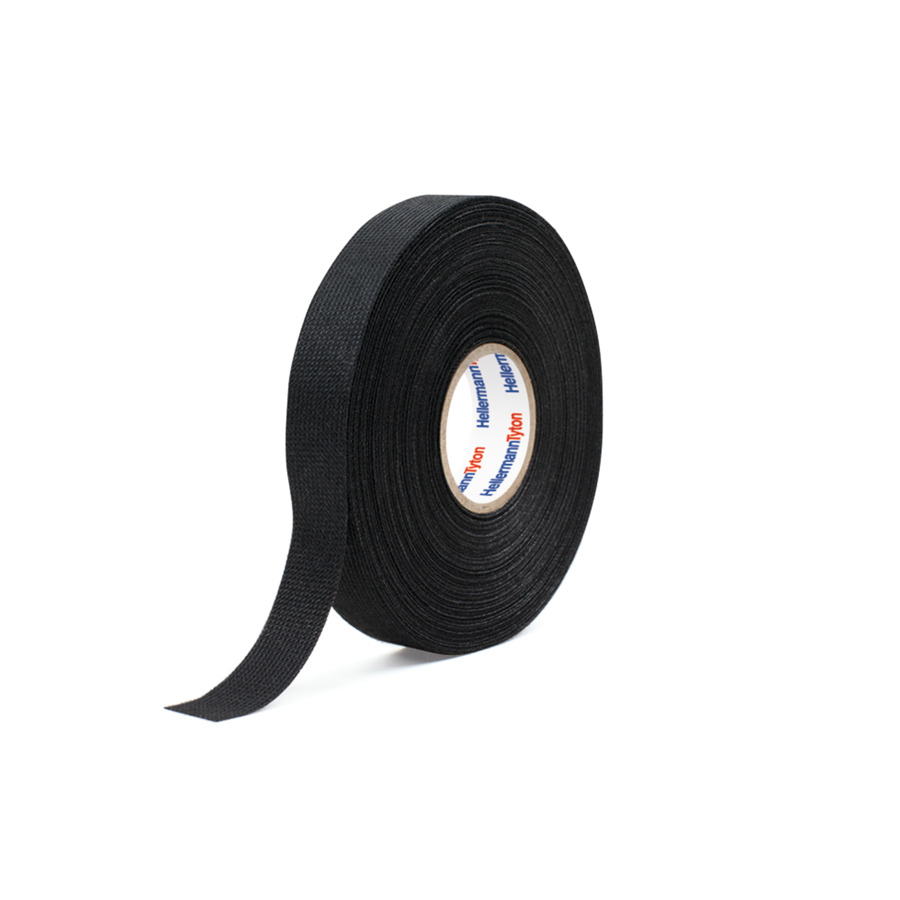 HellermannTyton Wickelband Poly.-Vliesb. 25m HTAPEPROTECT300PETBK