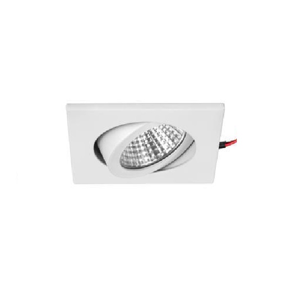 Brumberg LED-Einbaustrahler 7W 230V quadratisch weiß - 39262073