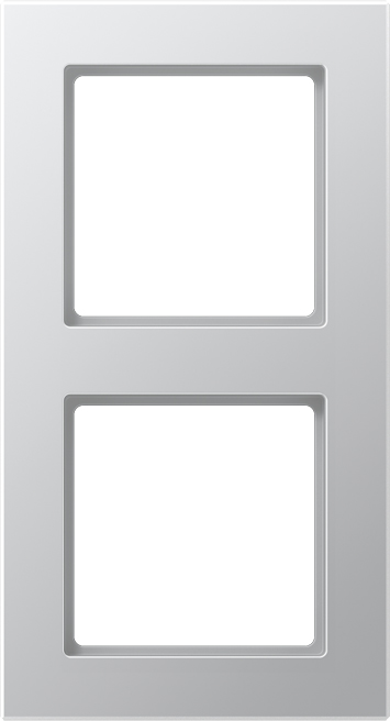 Jung Rahmen 2-fach alu waage/senkrecht AC 582 AL - AC582AL günstig online kaufen