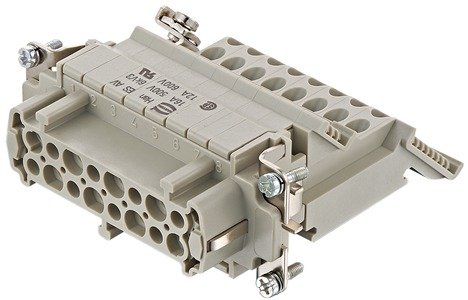 Harting Anschlussverteiler Buchseneinsatz links 09330164729