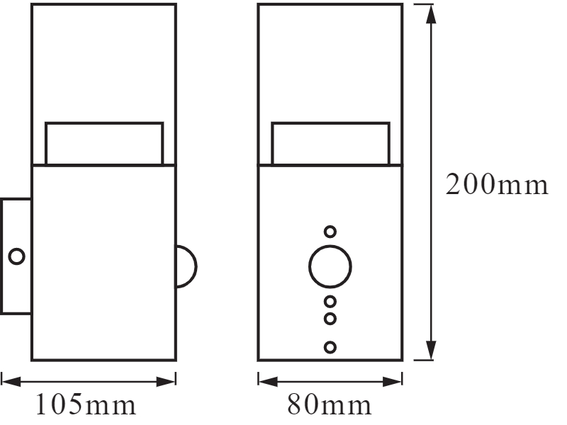 Ledvance Dekorative LED-Außenleuchte ENDURA STYLE CRYSTAL Wall sensor 5W - 4058075474154