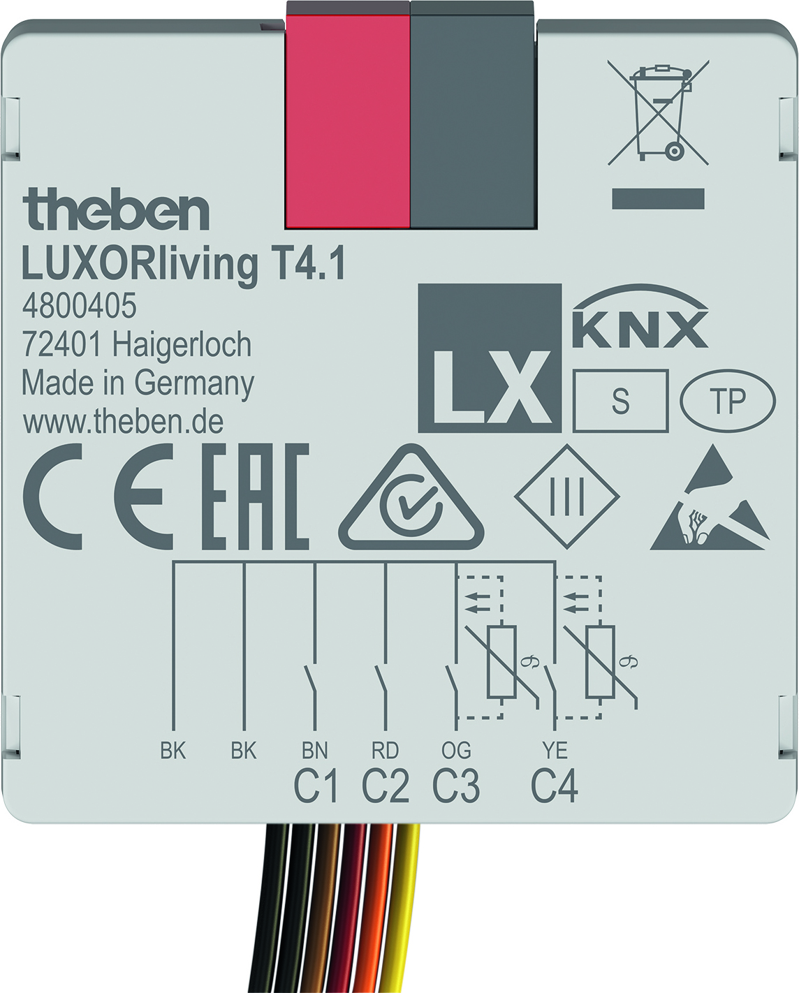 Theben Tasterschnittstelle LUXORliving T4.1