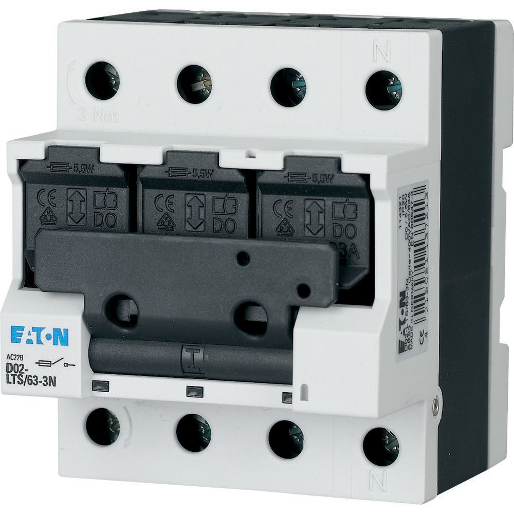 Eaton Sicher.lasttrennschalter D02-LTS/63-3-HK