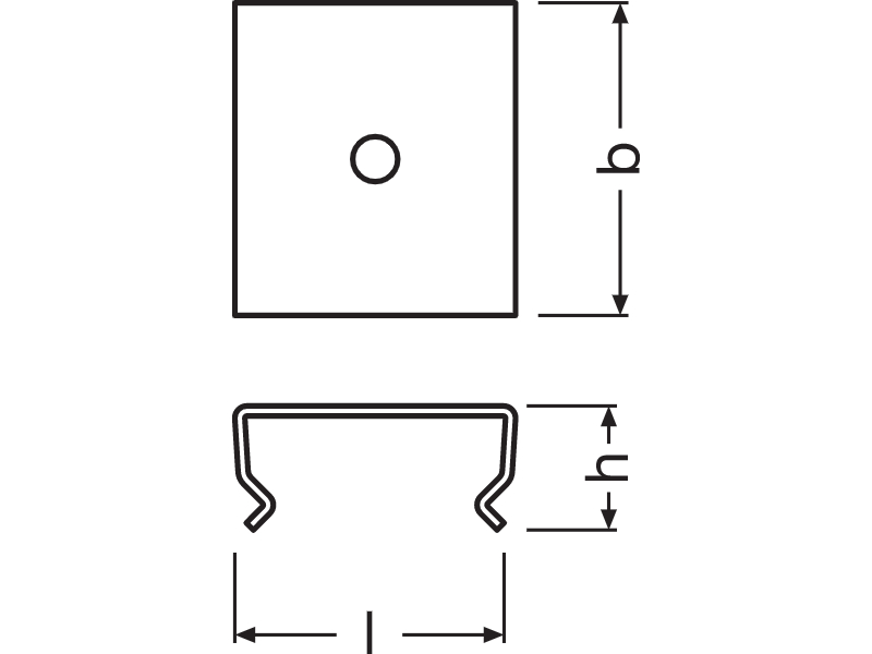 Ledvance Medium Profiles for LED Strips -PM02/MB