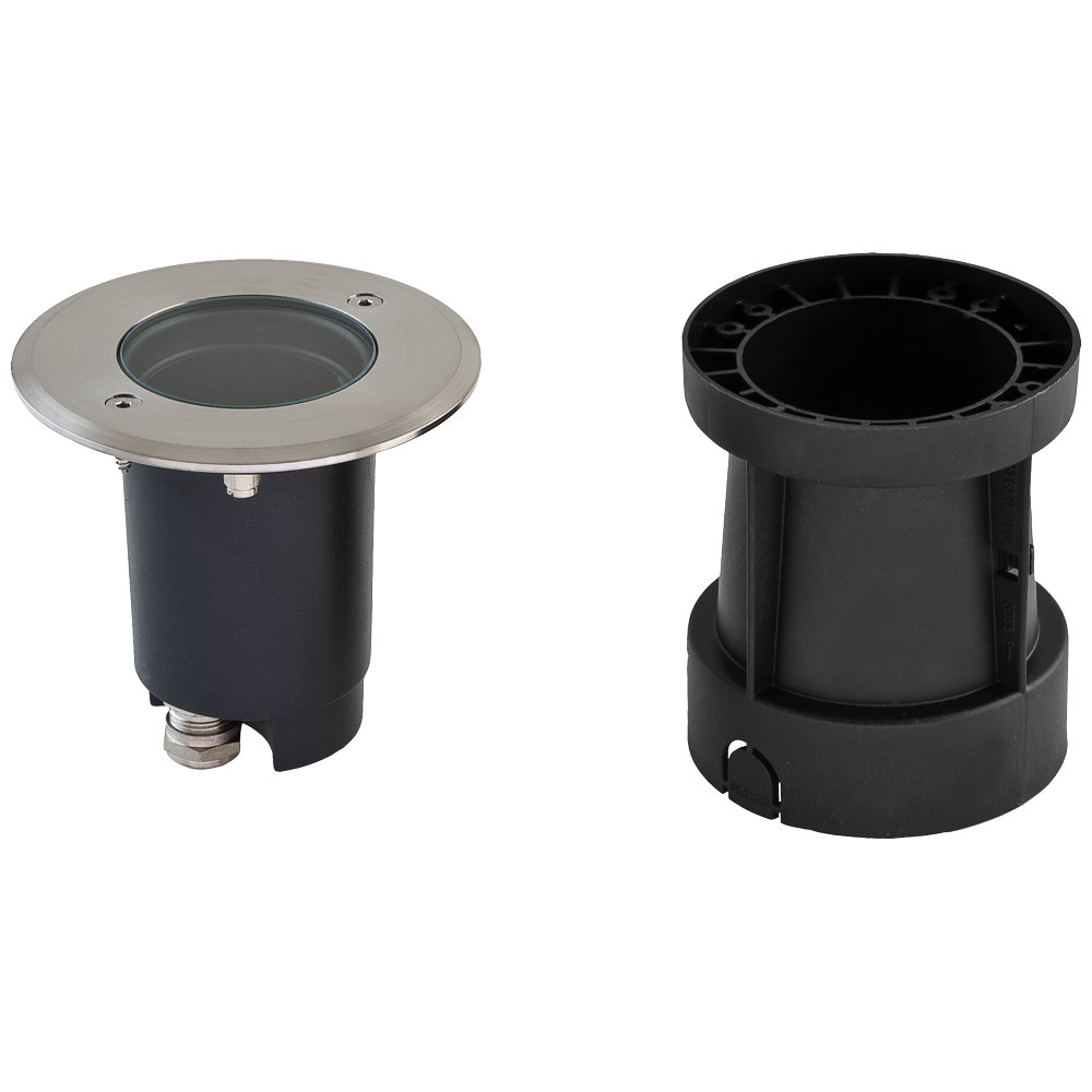 EVN Lichttechnik Bodeneinbauleuchte V2A 230V GU10 35W 679 235
