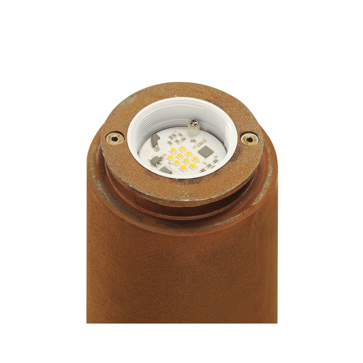 SLV RUSTY® 70, Outdoor Standleuchte, LED, 3000K, rund, eisen georstet, Ø/H 19/70 cm - 233417