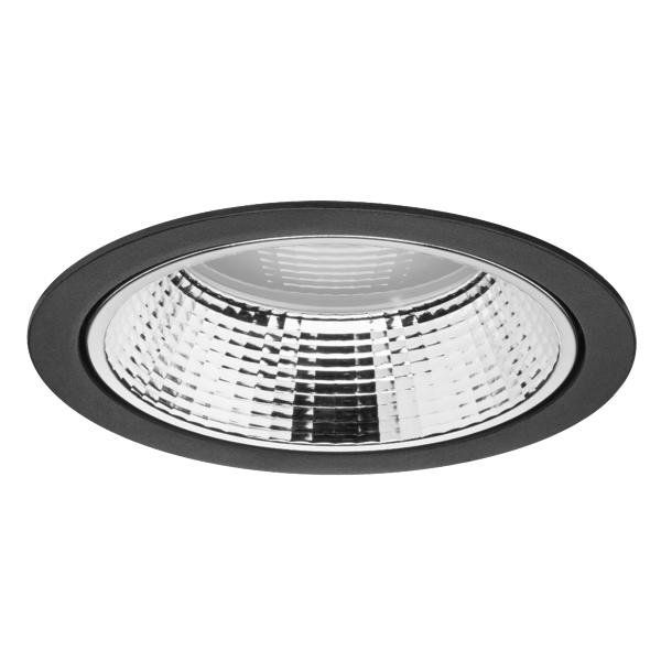 Brumberg recessed LED downlight, switchable, textured black - 12551183
