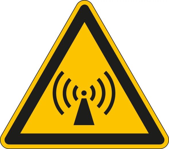 Hein Warnschild Strahlung, 50mm 173282(VE10) günstig online kaufen