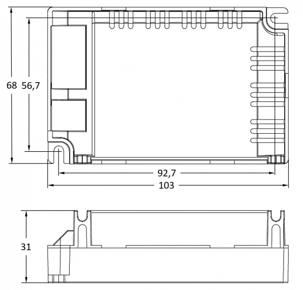 Casambi LED-Dimmer DEBT5PRO14-192 5-Kanal (konfigurierbar mit Casambi Lichtsteuerung)