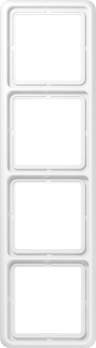 Jung Rahmen 4-fach aws waage/senkrecht CD 584 WU WW günstig online kaufen