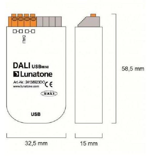 Lunatone Light Management Programming Interface DALI USB MINI