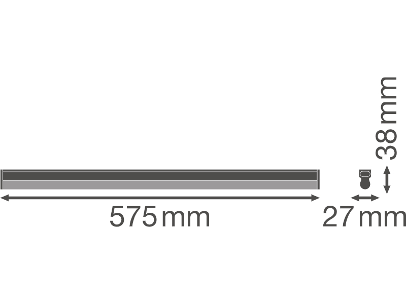 Ledvance LED-Lichtleiste LINEAR COMPACT BATTEN 600 10 W 4000 K