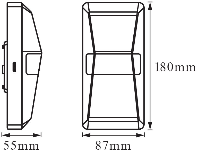 Ledvance LED decorative outdoor luminaire ENDURA PRO UPDOWN SENSOR 10W 840 IP55 WT - 4058075228948