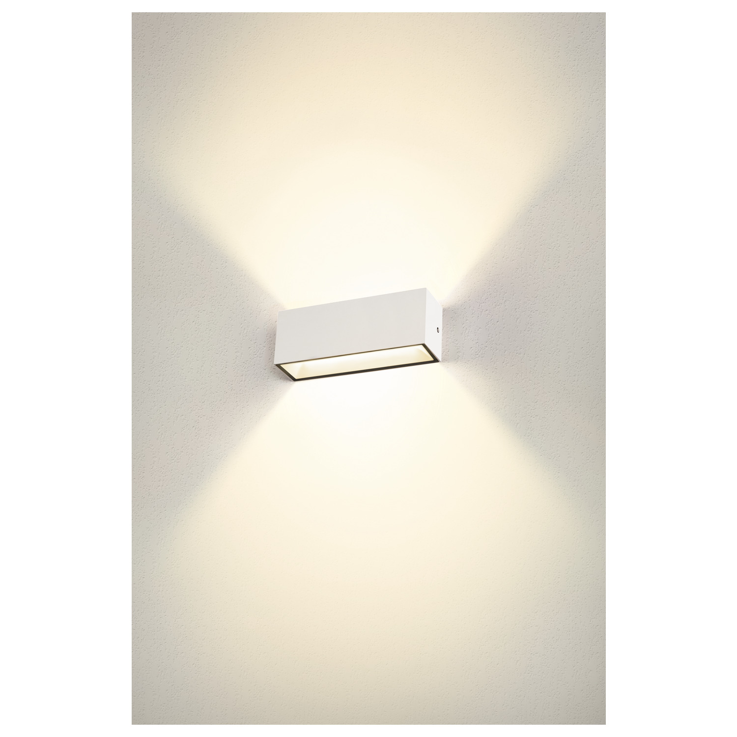 SLV SITRA L, LED Outdoor Wandaufbauleuchte, weiss, CCT switch 3000/4000K - 1005156