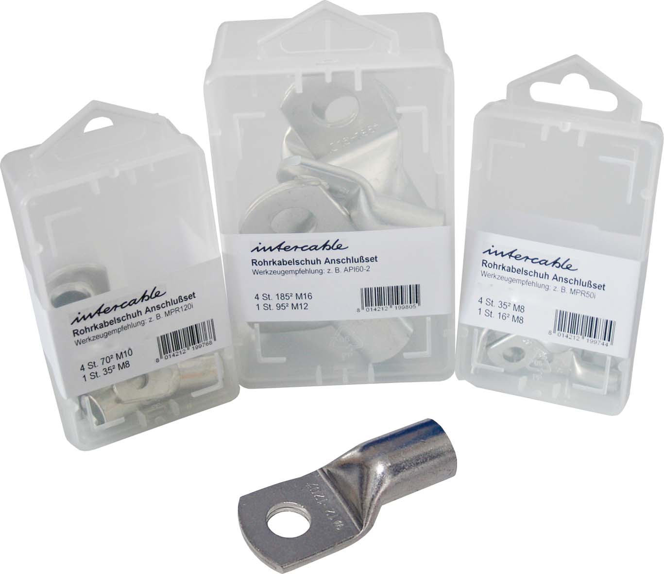 Intercable Tools Rohrkabelschuhe 6qmm M8 verzinnt ICR68SB10(VE10) - 182179