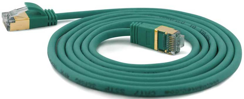 Wantec SSTP-Patchkabel Cat.6A gn 2,0m Steck. 4mm 7217