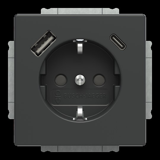 Busch-Jaeger SCHUKO Steckdose SB-A+C 20 EUCB2USBAC-81 günstig online kaufen
