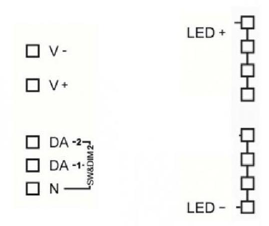 Lunatone LED-Dimmer DALI 1Ch CC 2000mA 89453844-2000