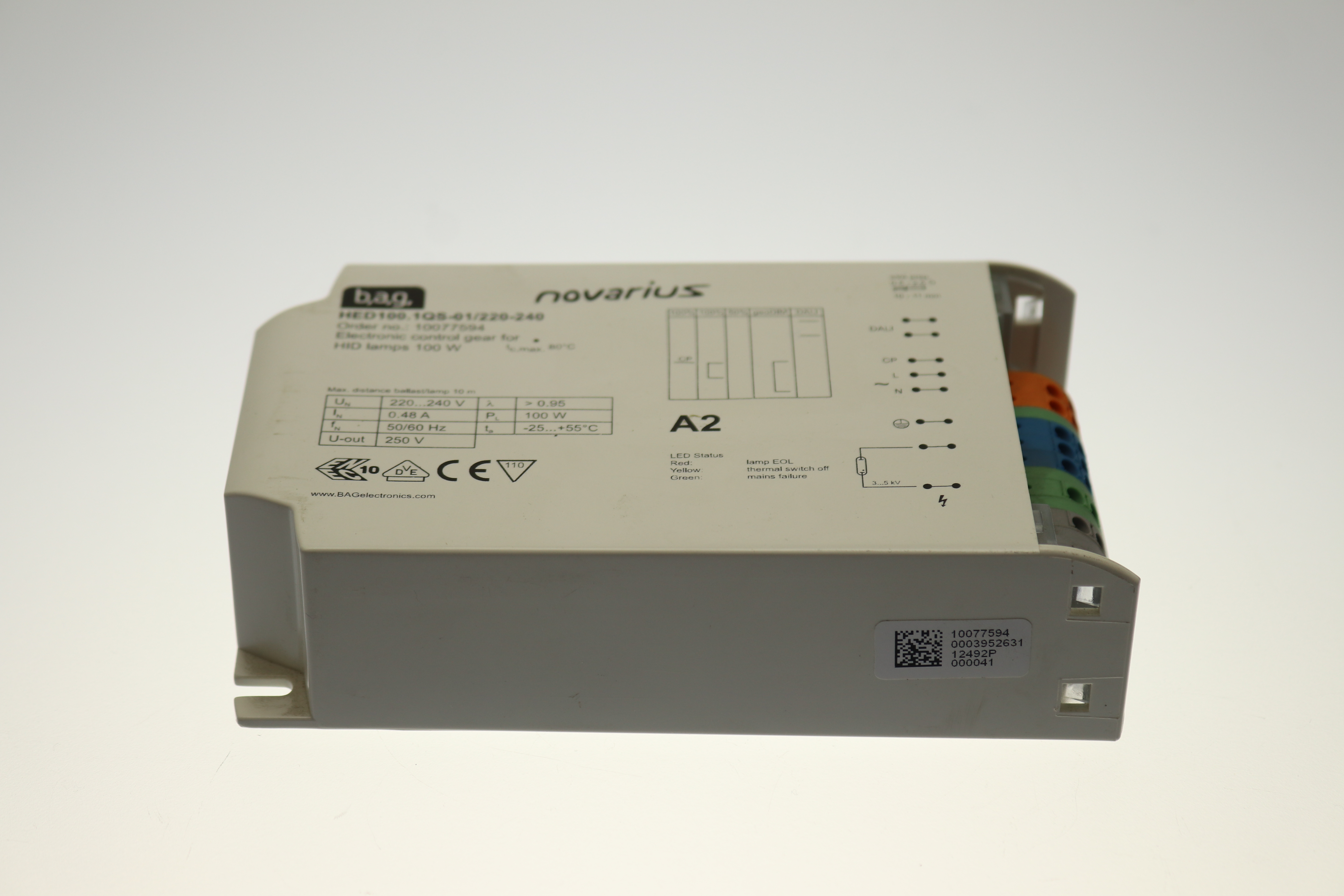 BAG EVG HED100.1QS-01/220-240/DALI outd