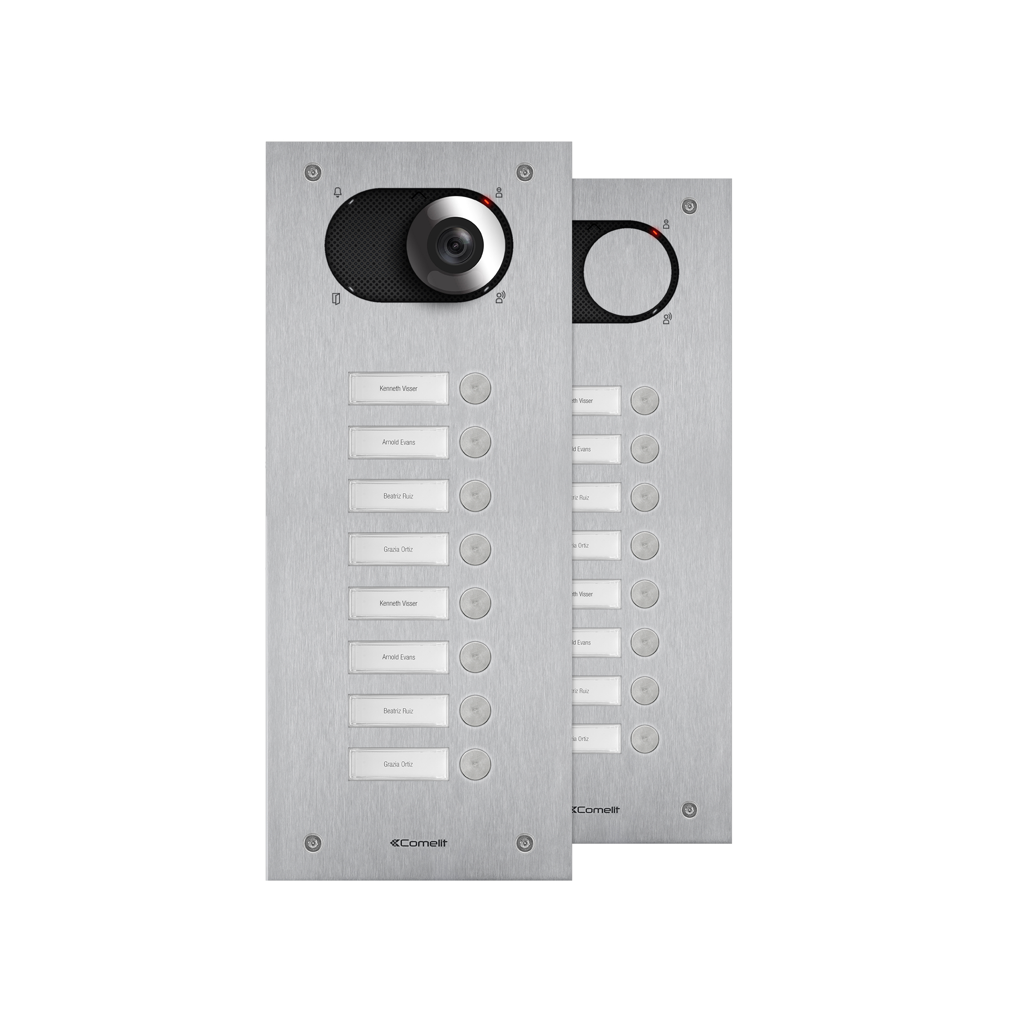 Comelit Group Frontplatte Switch 8 Teiln. 1-reih. V4A IX0108