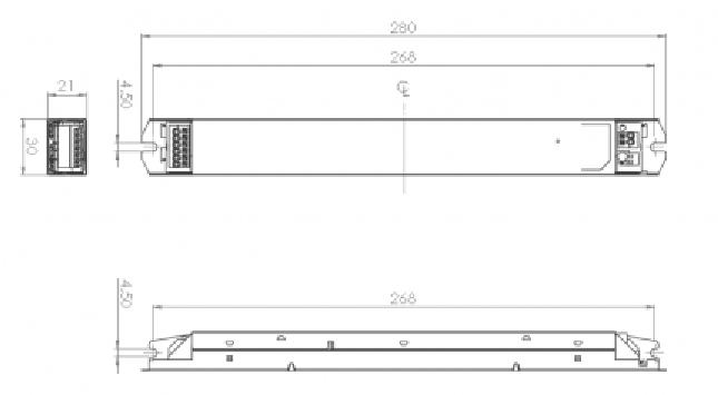 Harvard LED-Treiber CLS40-350S2A-UNI-B-NI