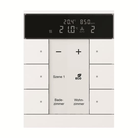 Busch-Jaeger Raumtemperaturregler 6-f.CO2/Feuchte-Sens SBC/U6.0.11-84