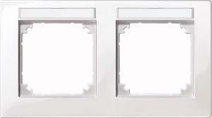 Merten M-PLAN-Rahmen 2f. beschriftbar, waager 514219 - 514219 günstig online kaufen