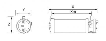 Zalux EX-LED-Leuchte Zone 1, 21 KRATEX NS HE 0.6 20-840 ET PC IP66 