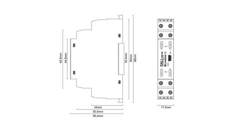 Lunatone Programmierschnittstelle DALI USB Hutschiene